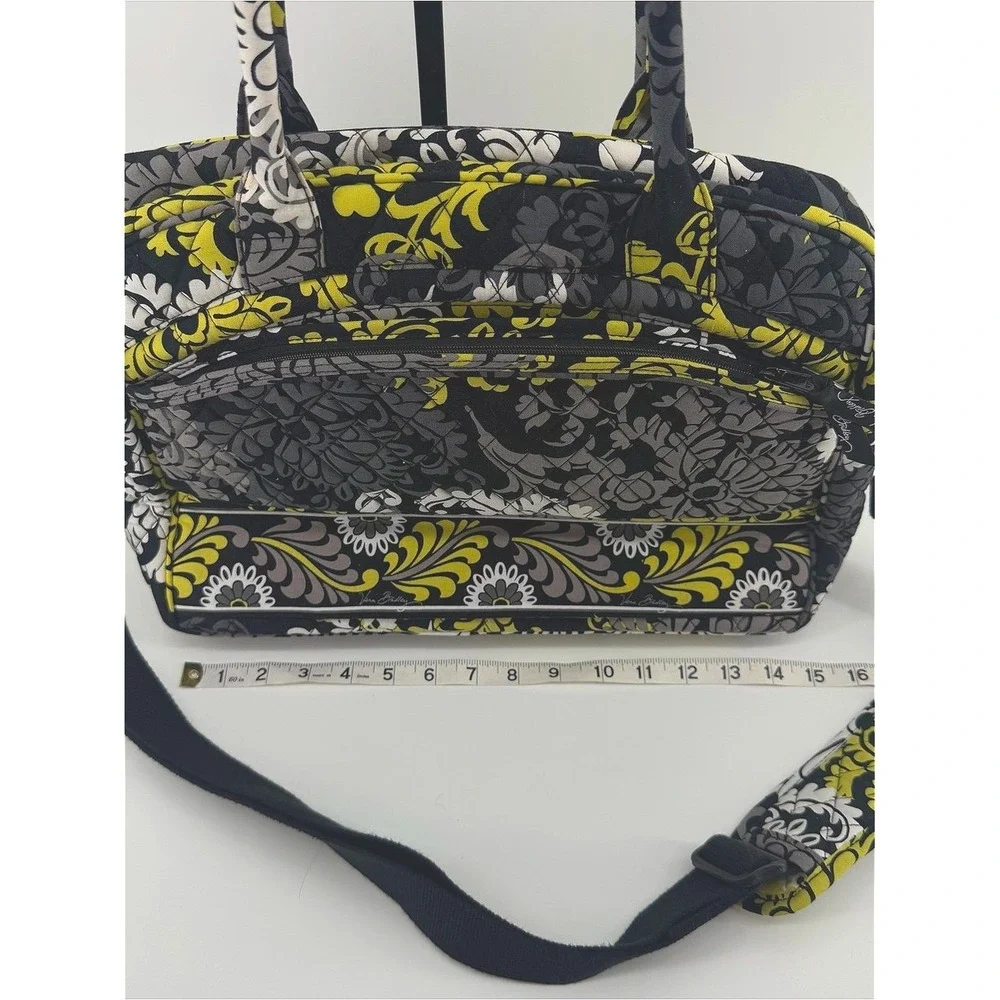 Vera Bradley Baroque‎ Quilted Handbag & NWT Double Kiss Coin Purse Set